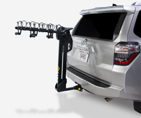 Glide EX 5-Bike Hitch Rack With Effortless One-Handed Glide Operation