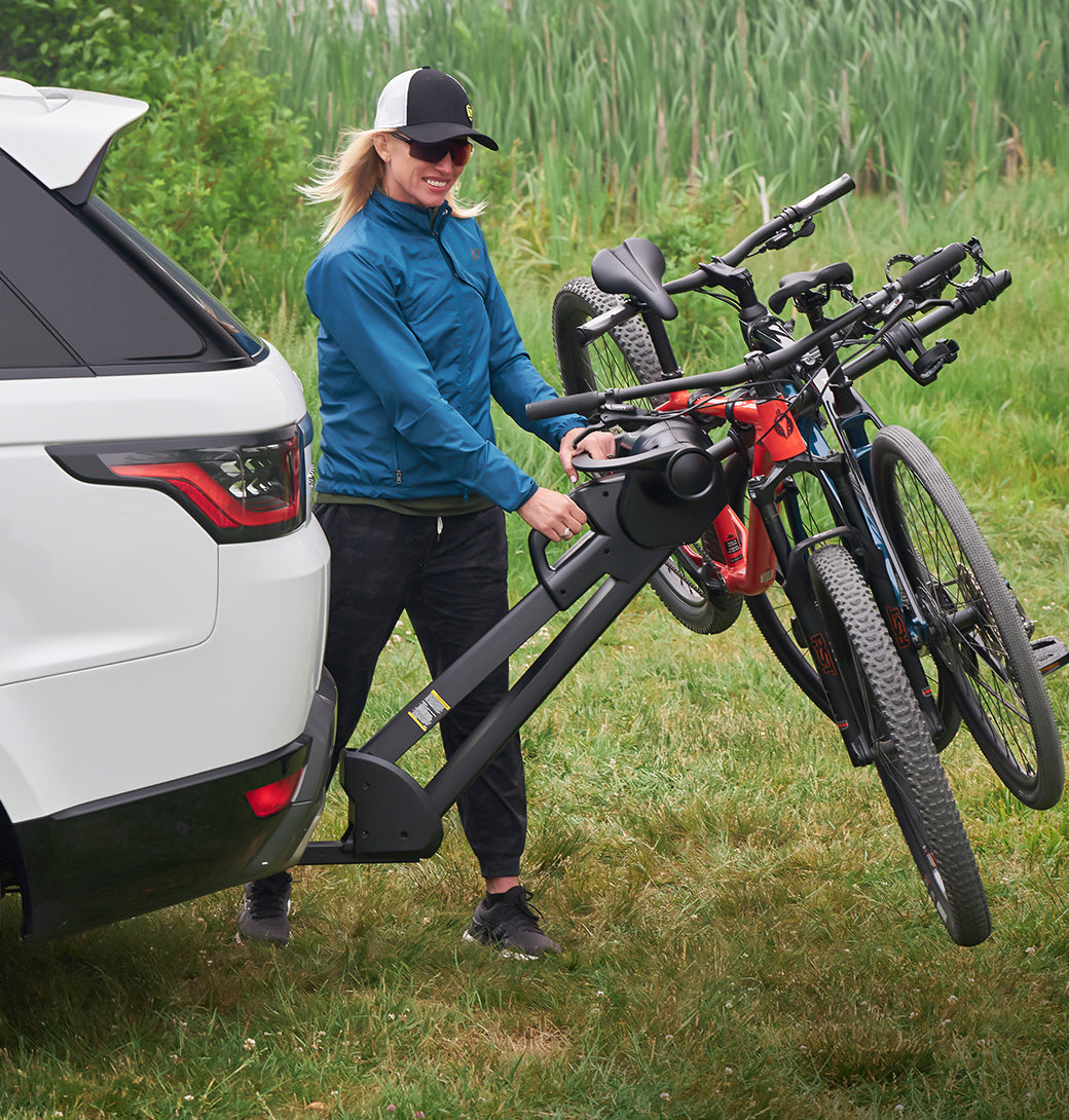 Glide EX 5-Bike Hitch Rack With Effortless One-Handed Glide Operation