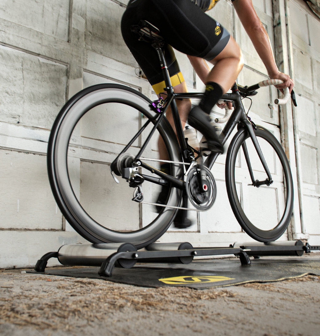 Aluminum Rollers Indoor Bike Trainer, Enhance Your Balance & Exercise Training