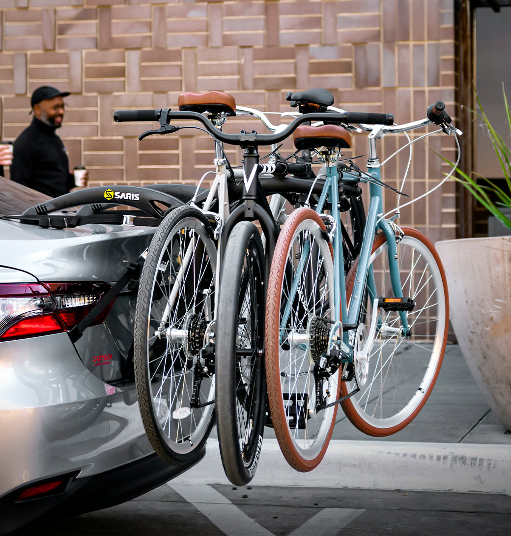Bone Tannign Rack E-Bike Compatible Hitch Racks | Heavy-Duty Saris Bike Racks