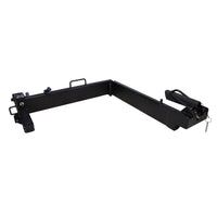 Saris Hitch Swing Away Adapter — lock pin and hinge mechanism close-up
