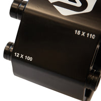 Saris Traps fork-mount carrier — front view, fork clamp open