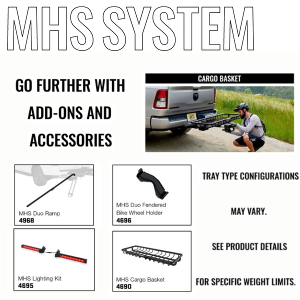 MHS 4 Bike Package, A Future Proof Modular Hitch System