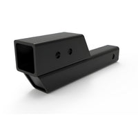 Saris anti-wobble hitch system — steel construction with cam-bolt hardware detail