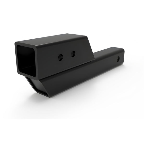 Saris anti-wobble hitch system — steel construction with cam-bolt hardware detail