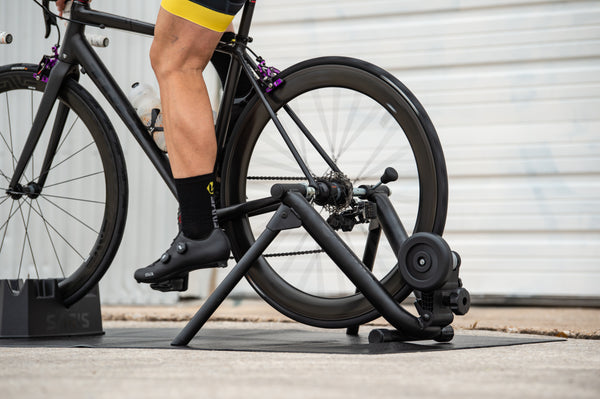Close up of the Mag Indoor Bike Trainer