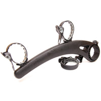Saris Bones EX 2-Bike Trunk Rack — left arm extended, three hooks visible